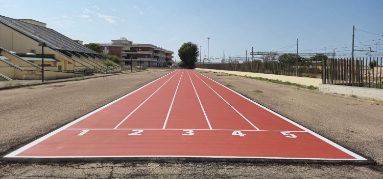 Nueva pista de atletismo en Foggia - Italia